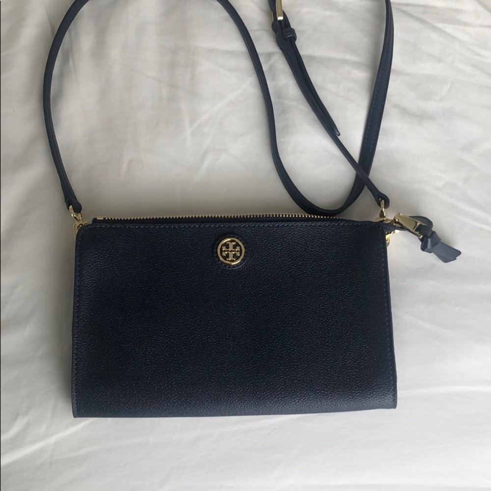NWT Tory Burch Cameron Crossbody (navy blue)